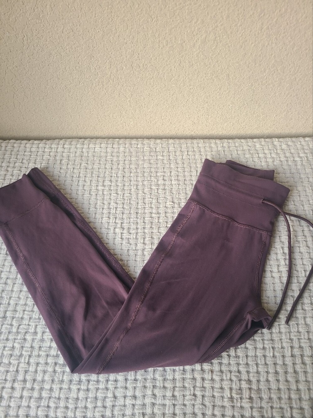 Vuori Purple Drawstring Active Leggings Women's Size XS - Picture 2 of 10